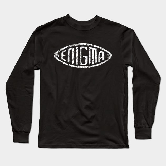 Enigma Machine-World War II, spying, Germany-Logo Long Sleeve T-Shirt by StabbedHeart